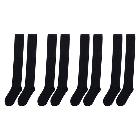 4 Pairs Cotton Warm Stockings Over-the-knee Stockings High Socks for Women