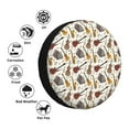 thumbnail image 4 of Salouo Guitar Print Spare Tire Cover 14-17 inch Spare Tire Protector Universal Tough Tire Wheel Cover for Trailer SUV and Truck-16 inch, 4 of 6