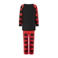 thumbnail image 5 of New Red Black Family Christmas Pajamas Matching Sets,Letter Christmas Tree Printed, 5 of 10