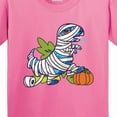 thumbnail image 4 of Inktastic Halloween Dinosaur Mummy Youth T-Shirt, 4 of 5