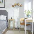 thumbnail image 2 of Mainstays 5-Light Floor Lamp, Silver with Copper Shade, 2 of 4