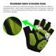 thumbnail image 3 of Guantes De Ciclismo De Medio Dedo, Guantes Deportivos Antigolpes, Guantes Antideslizantes Para Ciclismo De Bicicleta 1 Par Yuarrent OD015216-04, 3 of 6