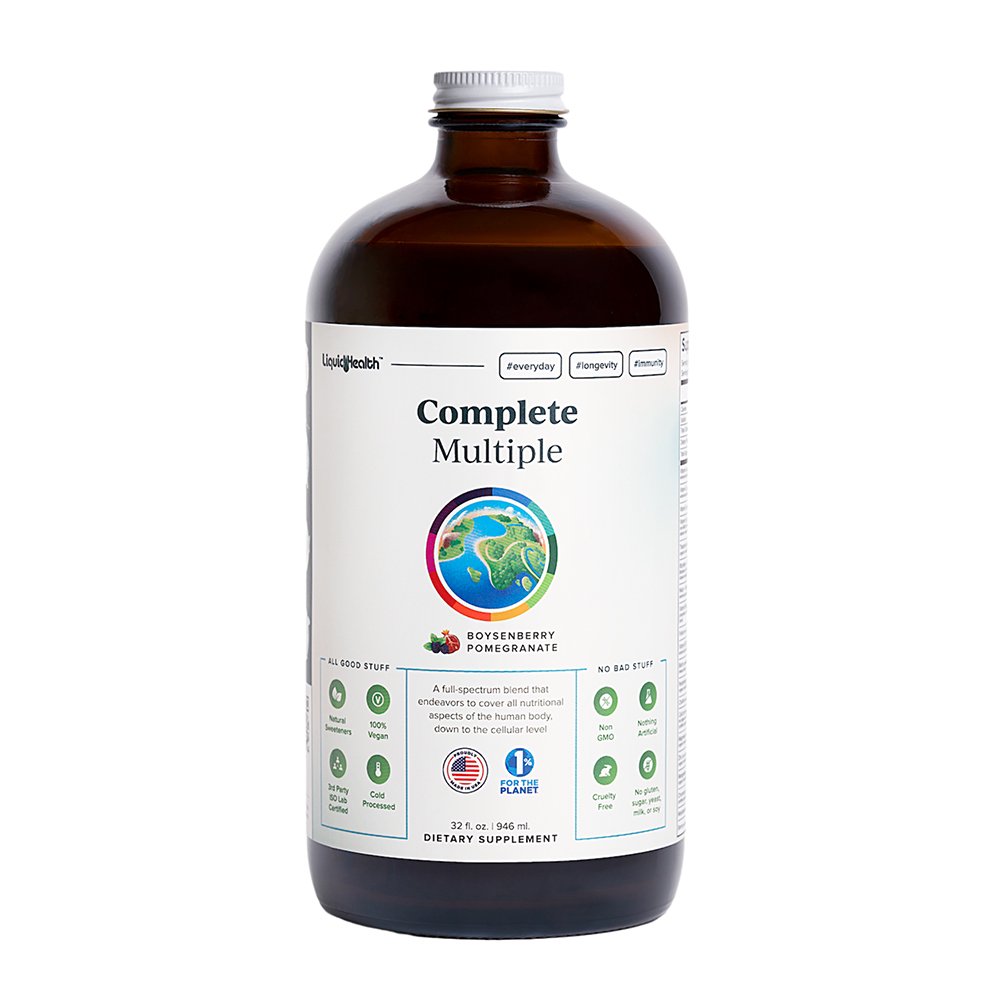 LIQUIDHEALTH Liquid Multivitamin Natural Immune Support Supplement for Adult Men & Women, 32 Fl. Oz.