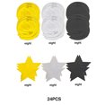 thumbnail image 4 of Holloyiver 24 Pcs Patriotic Star Hanging Swirls Decorations, Swirls with Black Yellow Silver Stars Ceiling Hanging Ornaments for 4th of July Independence Day Memorial Day Graduation Party Supplies, 4 of 7