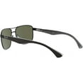 thumbnail image 5 of Ray Ban RB 3533 002/9A - Black/Green Polarized by Ray Ban for Unisex - 57-17-140 mm Sunglasses, 5 of 5