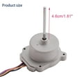 thumbnail image 5 of Gsuatey 12V Refrigerator Evaporator Fan Motor Compatible for LG EAU65058315 Replace EAU65058315, 5 of 5