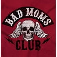 thumbnail image 2 of Bad Moms Club Funny Mothers Day Skull Women's Plus Size Graphic Tee Brisco Brands 4X, 2 of 4