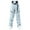 Light Blue, variant on Wancir Men Ski Pants Snowboard Bib Pants Overalls Snow Waterproof Windproof Insulated Adjustable Strap Winter Sport Warm