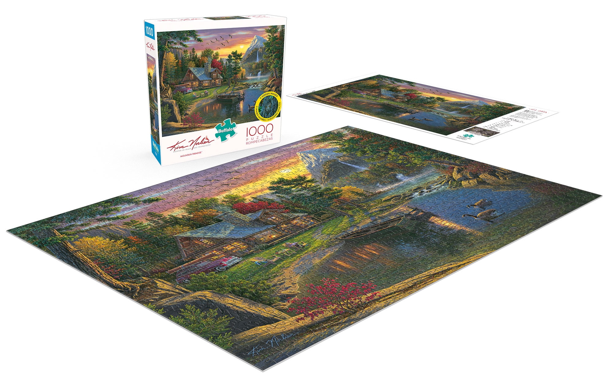 Buffal Games Kim Norlien Mountain Paradise 1000 Piece Jigsaw Puzzle