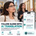 thumbnail image 6 of GenXenon Bluetooth AI Glasses,No-Subscription AI Translation,Free App,Photochromic Daily Wear,Open Bluetooth Audio,Silvery Half Frame Unisex,Suitable for Meetings and Offices, 6 of 11