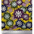 thumbnail image 1 of Soimoi Poly Georgette Fabric Artistic Floral Print Sewing Fabric Yard 52 Inch Wide, 1 of 3