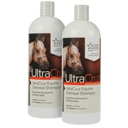 UltraCruz Equine Oatmeal Horse Shampoo Bundle, 2 x 32 oz Each