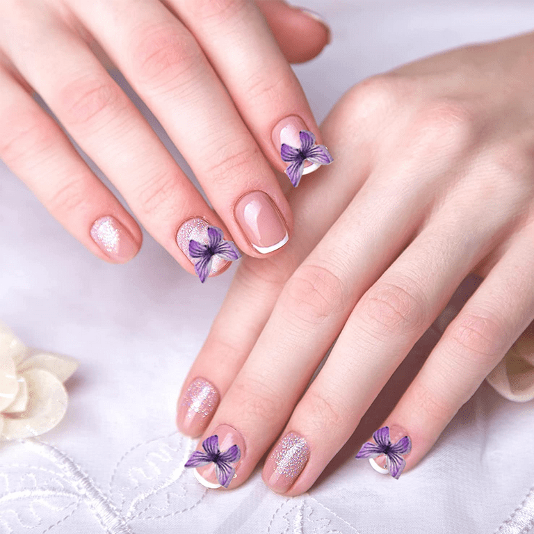 butterfly nail design