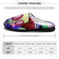 thumbnail image 2 of Alien Invader Zim Fuzzy Cotton Slippers For Mens Winter Cotton Lightweight Anti-slip Rubber Sole Slippers House Open Back Slippers Closed Toe Slippers, 2 of 9