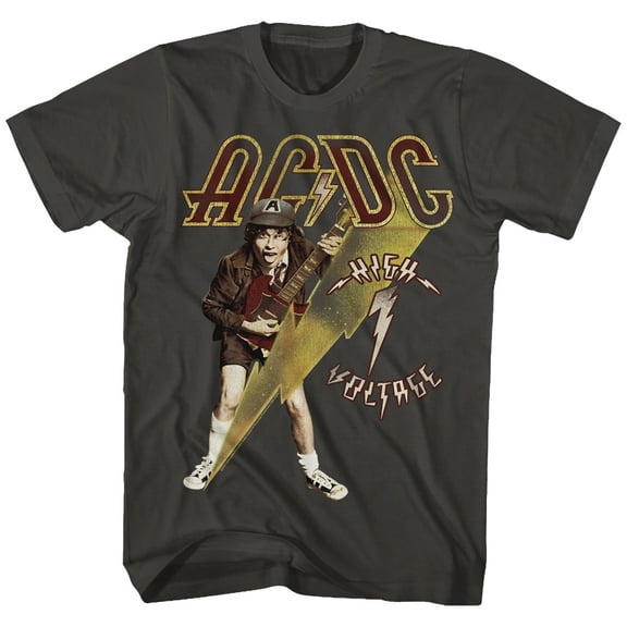 AC/DC High Voltage Smoke Adult T-Shirt
