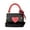 Black, variant on Heart Tote Bag Mini Square Bag Travel Bags for Girl Women Versatile Handbag