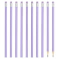 thumbnail image 1 of Lápices redondos Uxcell, paquete de 48 lápices de grafito HB con borrador, lápices de madera, lápiz lindo para el aula, morado, 1 of 6