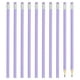 thumbnail image 1 of Lápices redondos Uxcell, paquete de 48 lápices de grafito HB con borrador, lápices de madera, lápiz lindo para el aula, morado, 1 of 6
