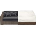 thumbnail image 4 of Beige+Light Brown 210D Protective Cover for 3 Seater Sofa, 4 of 5