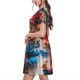 thumbnail image 2 of Balery 3D Butterfly Vestidos sueltos de manga corta para mujer, vestidos de verano 2025, vestidos casuales de corte A con vuelo., 2 of 6