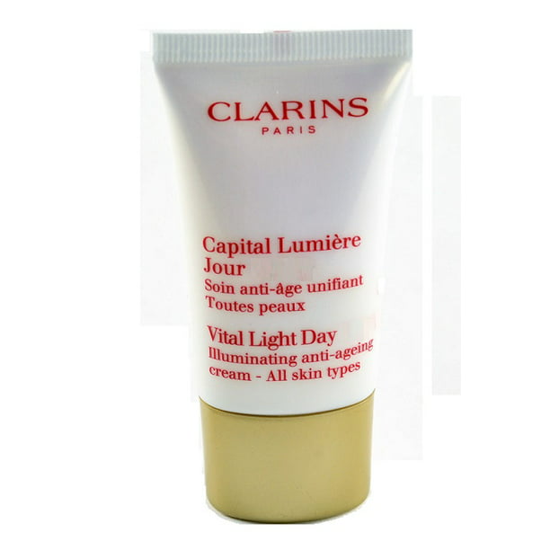 køn det samme patrice Clarins VITAL LIGHT DAY Illuminating Anti Ageing Comfort Cream .5 oz Sample  NEW - Walmart.com