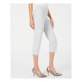 thumbnail image 3 of ALFANI Womens White Zippered Straight leg Pants Size: 14, 3 of 3