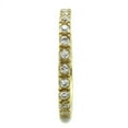thumbnail image 4 of Women's Stainless Steel IP Gold CZ Clear 1.60(g) Engagement Ring, 4 of 4