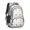 Cow and Mug Blue Pattern, variant on Cow and Moo White Pattern 16.9 Inch Lightweight School Bag, Cute Multi-Pocket Backpack with Padded Back for Daily Use