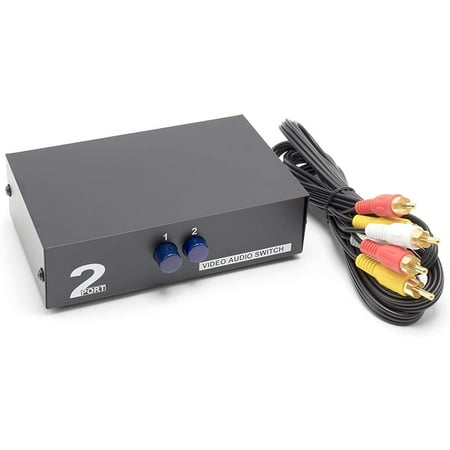 The Cimple Co Rca Composite A V To Rf Coax Coaxial Converter Rf Modulator Converts Signals From Xbox Ps4 Ps3 Pc Laptop Tv Stb Vhs Vcr Camera Dvd Blu Ray Player To Ntsc Tv V Kit Walmart Canada