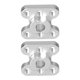 thumbnail image 1 of 2 piezas de acoplamiento de eje de brida de aleación de aluminio de 6 mm con orificio D Conector de acoplamiento de brida de servicio ligero para robots inteligentes, 1 of 9