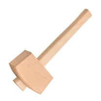 MLINS Wooden Mallet from for Home Use woodworking Projects Khaki 7.5x4.5 Inches