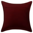 thumbnail image 2 of Stylo Culture Ethnic Couch Throw Pillow Cover 16x16 Jacquard Maroon Square 40 x 40 cm Bedroom Decor Pillowcase Brocade Elephant Zippered Cushion Cover | 1 Pc, 2 of 3