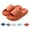 Orange, variant on Cloud Slide Sandal for Women and Men, Pillow Slippers Thicken Sole Slide, Shower Bathroom Slides Sandals, Slides Super Comfy Soft Foam Slip-Resistant Slides