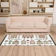 thumbnail image 2 of Yayeee Runner Rug for Bedroom 2'x6' Machine Washable Hallway Non Slip Mat, Green Nordic Christmas House, 2 of 8