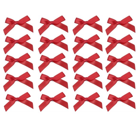 20 pinzas para el pelo con mini lazo rojo, lazos para el pelo, bonitos pasadores para el pelo, horquillas con lazo rojo y rosa, pinzas de cocodrilo para niñas, mujeres, niños pequeños, accesorios para