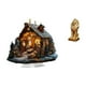 thumbnail image 1 of Adorno de león de acrílico de pie, escultura decorativa de mesa, figura artística con base para fiesta, hogar, oficina, estantería, festival, dormitor, 1 of 8
