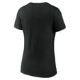 thumbnail image 3 of Women's Black New York Mets Fastball V-Neck T-Shirt, 3 of 3