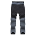 thumbnail image 4 of Brglopf Men's Hiking Cargo Pants with Belt Quick-Dry Outdoor Waterproof Lightweight Mountain Breathable Zipper Pocket Work Pants(Black,XXL), 4 of 4