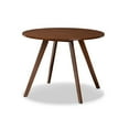 thumbnail image 3 of Timothy Mid-Century Modern Transitional Light Beige Fabric Upholstered and  Wood 5-Piece Dining Set, 3 of 5