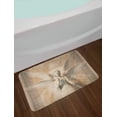 thumbnail image 2 of Sculptures Bath Mat, Statue of Angel Woman in Medieval Cathedral Site Vintage Style Mythical Design, Non-Slip Plush Mat Bathroom Kitchen Laundry Room Decor, 29.5 X 17.5 Inches, Yellow White, Ambesonne, 2 of 2