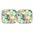 thumbnail image 7 of Balery Tropical Flowers Sun Shield 2 Pack For Car Front Windows Foldable Sun Visor Protector Blocks Max Uv Rays And Keeps Your Vehicle Cool For Most Sedans Suv Truck, 7 of 7