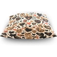thumbnail image 4 of Leopard Print Heart Pillow Covers Soft Crystal Velvet Decor Giftsative Cushion Covers Square Throw Pillow Covers Home Decor Gifts for Sofa, 20×20 Inch, 4 of 7