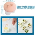 thumbnail image 3 of Pieces Poached Eggs Egg Boiler, BPA Free, Egg Boiler, Egg Cup, Egg Poacher with Non Sticky Oil Brush Pink Perfect Small, 3 of 5