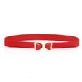 thumbnail image 1 of Cinturón de vestir de moda Elástico Universal Frote Bowknot Correas de cuero con hebillas Adornos Día de San Valentín Cinturones para mujer Vestidos Rojos Advancent AP008758-01, 1 of 7