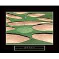 thumbnail image 2 of Frontline 31x26 Black Ornate Wood Framed with Double Matting Museum Art Print Titled - Agony - Golf Traps, 2 of 4