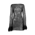 thumbnail image 5 of Ketyyh-chn99 Robe d'Invitée de Mariage Robes de Soirée pour Mariage Femme Mode Élégante Robe de Soirée pour Dames Noir,P, 5 of 5