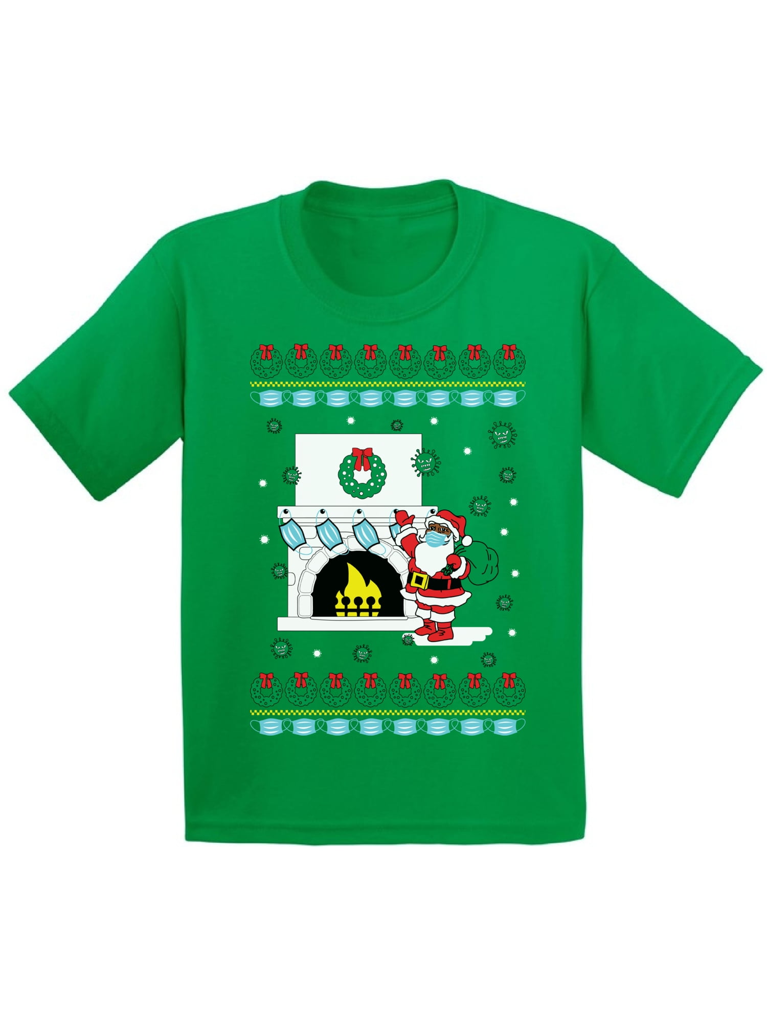 Merry Christmas T-Shirt for Kids Xmas Shirts for Boys Youth Tee Funny ...