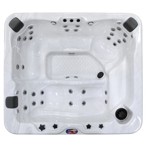 5-Person 37-Jet Lounger Spa with Bluetooth Stereo System, Subwoofer and Backlit LED... by Lloyds Material Supply
