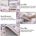 thumbnail image 6 of 5x7 Pink Area Rug for Bedroom Girls, Soft Butterfly Insect Print Rug, Non Slip Low Pile Throw Rugs with Rubber Backing Washable Indoor Rug, Stain Resistant Carpet for Living Room Dining Room Office, 6 of 9