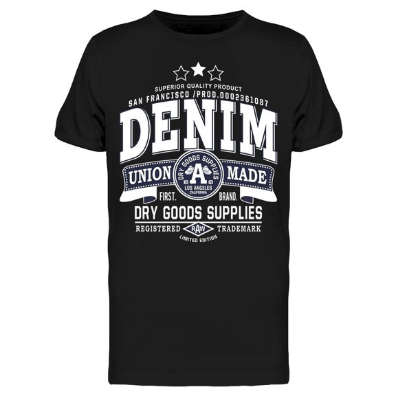 Vintage Denim Sf Tee Men's -Image by Shutterstock